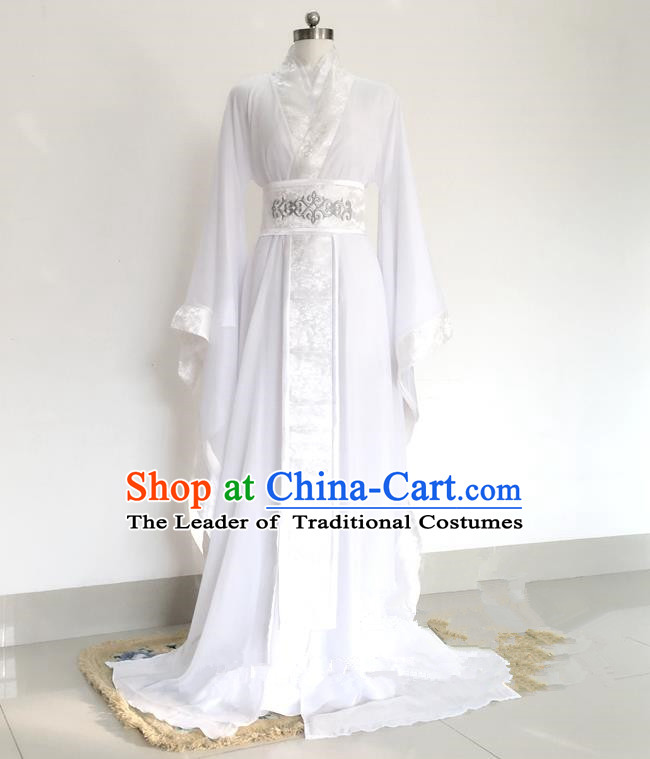 Traditional Chinese Ancient Princess Costumes, Chinese Tang Dynasty Imperial Princess Embroidery Clothes Complete Set for Women