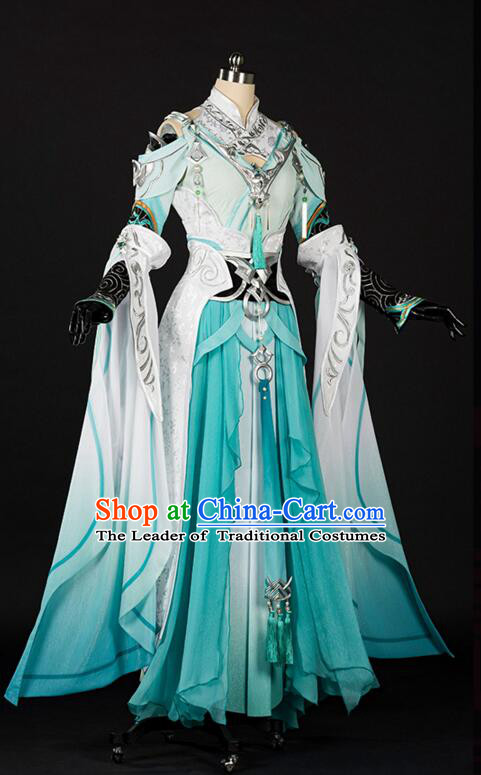 Chinese Cos Fairy Costume Garment Dress Costumes Dress Adults Cosplay Asian King Clothing