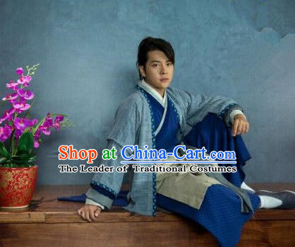 Traditional Chinese Costume Chinese Ancient Men Dress, Ming Dynasty Costume for Men