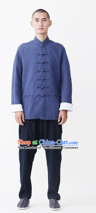 Top Kung Fu Costume Martial Arts Kung Fu Training Uniform Gongfu Tang Suit Shaolin Wushu Clothing for Men