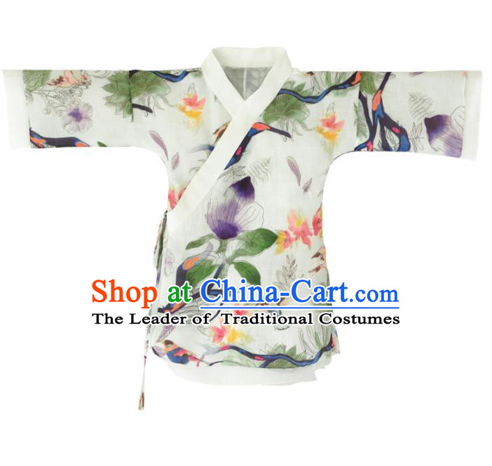 Traditional Ancient Chinese Young Women Cheongsam Dress Republic of China Tangsuit Stand Collar Blouse Dress Tang Suit Clothing for Women