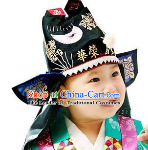 Traditional Korean Handmade Formal Occasions Embroidered Pink Costume, Asian Korean Apparel Hanbok Dress Clothing for Boys