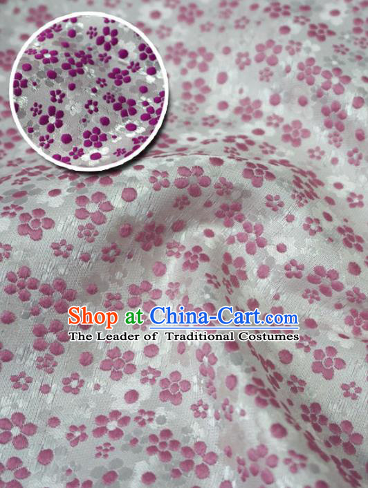 Chinese Traditional Royal Palace Plum Blossom Pattern Design Brocade Mongolian Robe Fabric Ancient Costume Tang Suit Cheongsam Hanfu Material