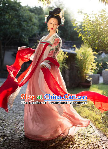 Ancient Chinese Costume Chinese Style Wedding Dress tang Dynasty hanfu princess Clothing