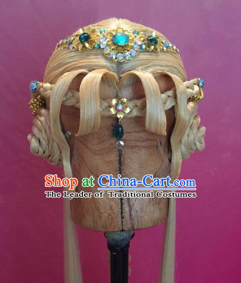 Chinese Traditional Ancient Young Lady Hair Accessories Handmade Palace Princess Hairpins Hair Clasp for Women