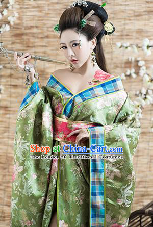 Traditional Ancient Chinese Imperial Consort Kimono Costume, Elegant Hanfu  Clothing, Chinese Tang Dynasty Kimono Imperial Emperess
