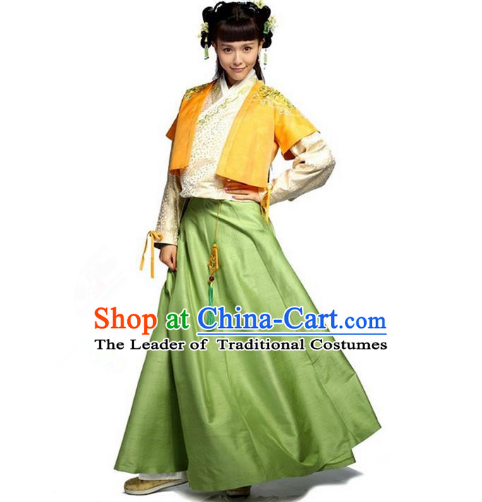 Traditional Ancient Chinese Imperial Empress Costume, Chinese Ming Dynasty Princess Dress, Cosplay Chinese Peri Concubine Hanfu Clothing for Women