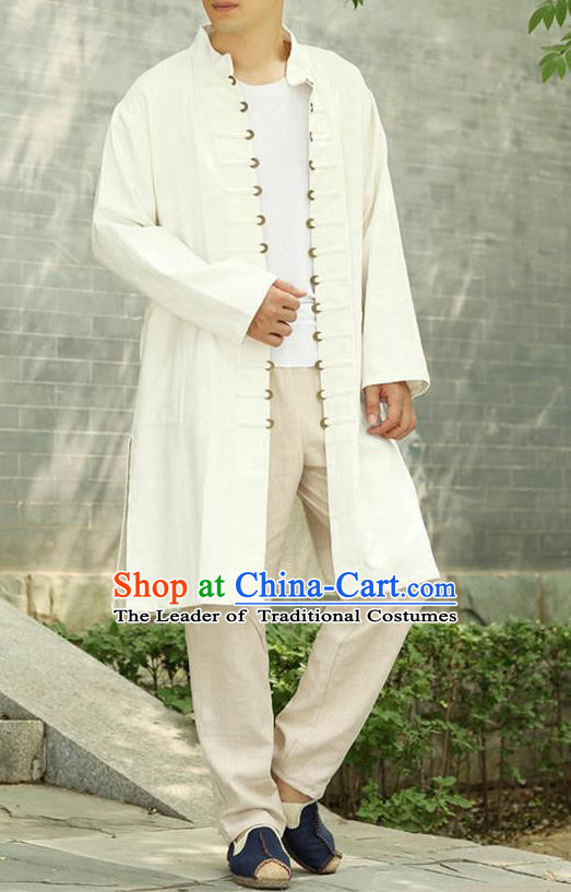 Top Chinese National Tang Suits Frock Costume Martial Arts Kung Fu Training Uniform Kung fu Unlined Upper Garment Chinese Male Zen Suit Gongfu Shaolin Wushu Clothing for Men