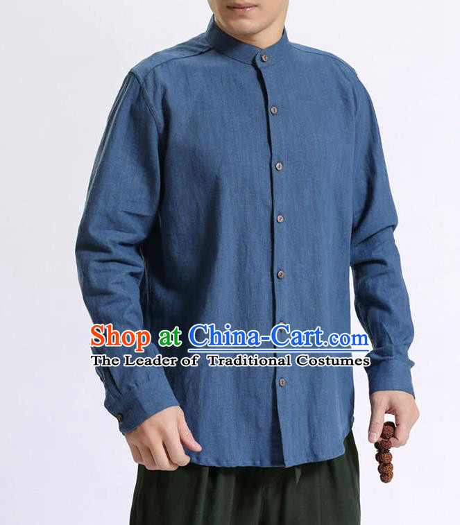 Top Chinese National Tang Suits Frock Costume Martial Arts Kung Fu Training Uniform Kung fu Unlined Upper Garment Chinese Male Zen Suit Gongfu Shaolin Wushu Clothing for Men