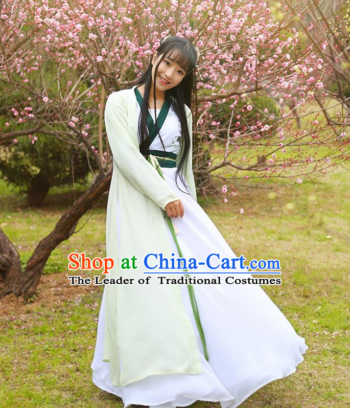Traditional Ancient Chinese Female Costume Cardigan and Dress Complete Set, Elegant Hanfu Clothing Chinese Ming Dynasty Palace Lady Clothing for Women