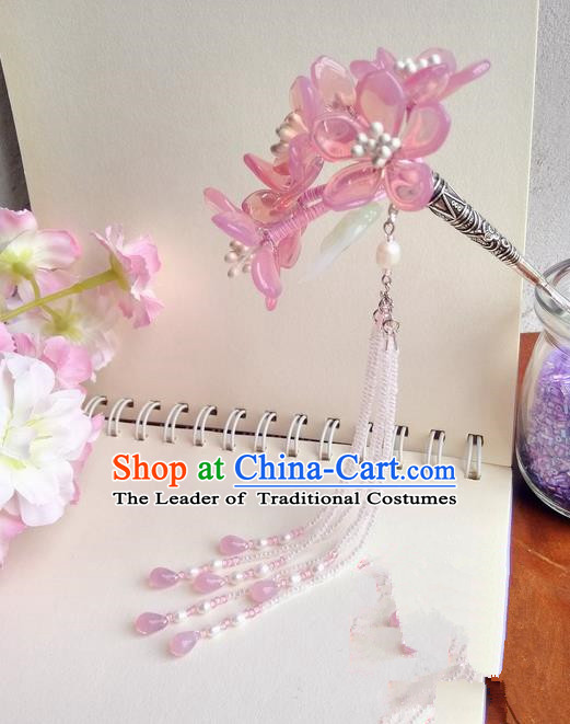 Chinese Ancient Style Hair Jewelry Accessories Hairpins Headwear Headdress Hair Fascinators for Women