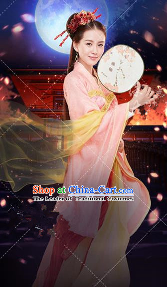Traditional Ancient Chinese Imperial Emperess Costume, Chinese Han Dynasty Dress, Cosplay Game Characters Chinese Peri Imperial Princess Embroidered Clothing for Women