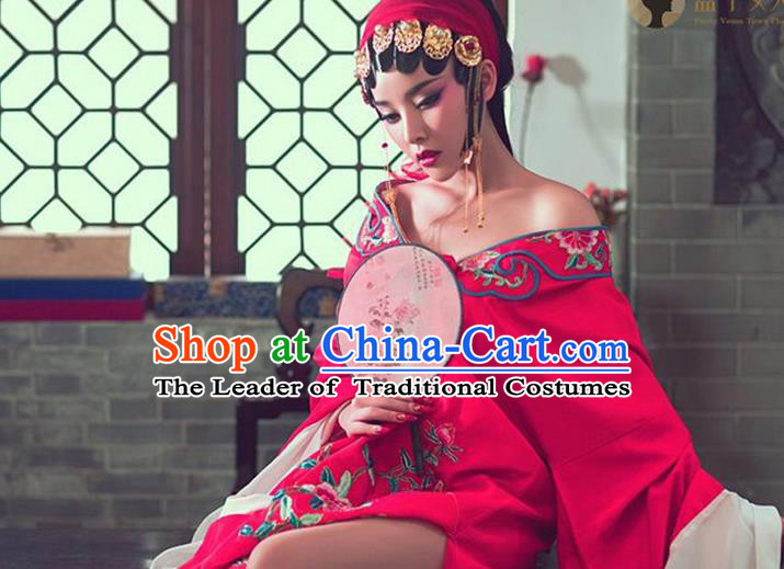 Ancient Chinese Costume Chinese Style Wedding Dress Tang Dynasty Clothing