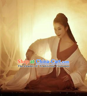 Traditional Ancient Chinese Imperial Emperess Costume, Chinese Han Dynasty Dress, Cosplay Fairy Tale Chinese Peri Imperial Princess Hanfu Clothing for Women
