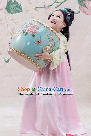 Traditional Ancient Chinese Imperial Princess Costume, Chinese Han Dynasty Children Dance Dress, Cosplay Chinese Princess Clothing Hanfu for Kids