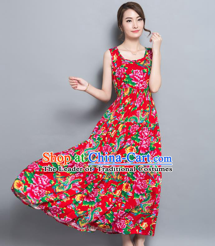 Traditional Ancient Chinese Young Women Cheongsam Dress Republic of China Tangsuit Stand Collar Blouse Dress Tang Suit Clothing for Women