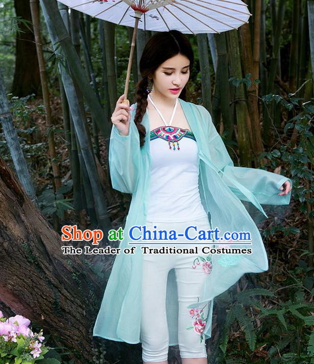 Traditional Chinese Ancient Costume, Elegant Hanfu Clothing Embroidered Cardigan, China Ming Dynasty Elegant Blouse Coat for Women