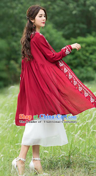 Traditional Ancient Chinese Young Women Cheongsam Dress Republic of China Tangsuit Stand Collar Blouse Dress Tang Suit Clothing for Women