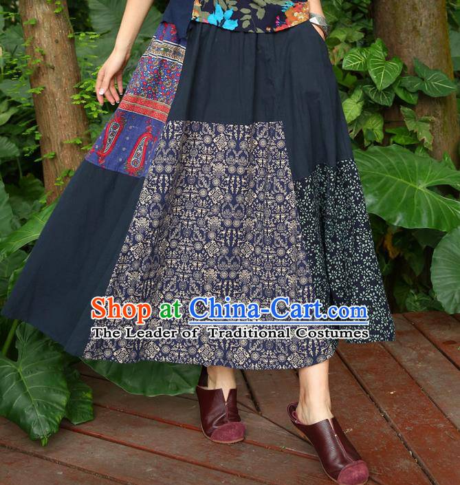 Traditional Ancient Chinese Young Women Cheongsam Dress Republic of China Tangsuit Stand Collar Blouse Dress Tang Suit Clothing for Women