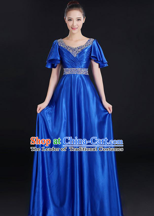 Traditional Chinese Yangge Fan Dancing Costume