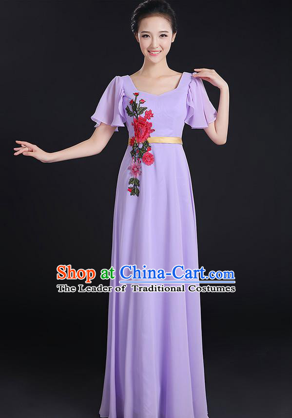 Traditional Chinese Yangge Fan Dancing Costume