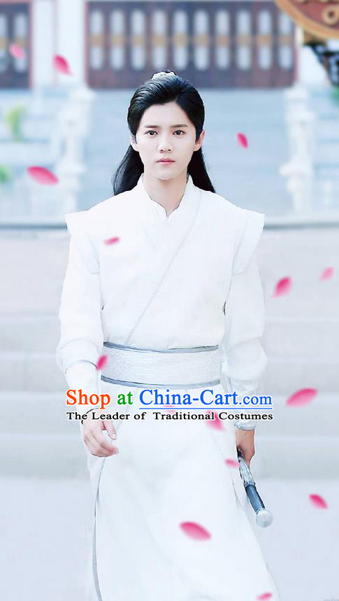 Traditional Ancient Chinese Nobility Childe Costume, Elegant Hanfu Male Lordling Scholar Dress, Cosplay China  Swordsman Clothing for Men