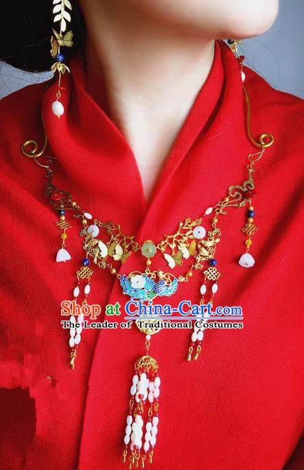 Chinese Ancient Style Hair Jewelry Accessories Hairpins Headwear Headdress Hair Fascinators for Women