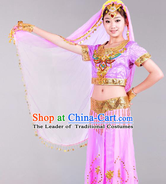 Traditional Chinese Belly Dancing Costume Belly Dance Clothing Complete Set for Women