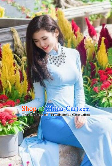 Vietnamese Trational Dress Vietnam Ao Dai Cheongsam Clothing