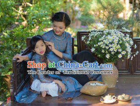 Vietnamese Trational Dress Vietnam Ao Dai Cheongsam Clothing