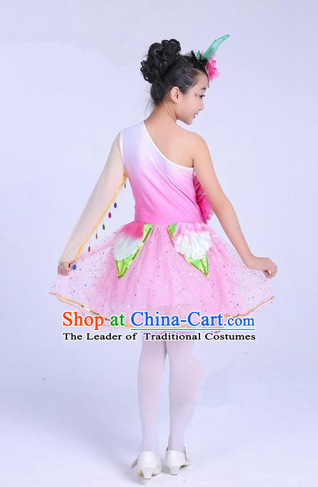 Traditional Chinese Yangge Fan Dancing Costume and Accessories