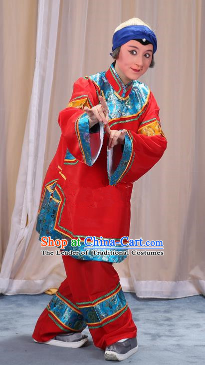 Traditional Beijing Opera Ancient Chinese Young Women Dress Clothing