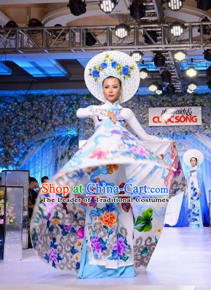 Vietnamese Trational Dress Vietnam Ao Dai Qipao Clothing