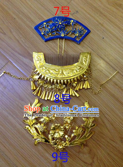 Chinese Ancient Style Hair Jewelry Accessories Hairpins Headwear Headdress Hair Fascinators for Women