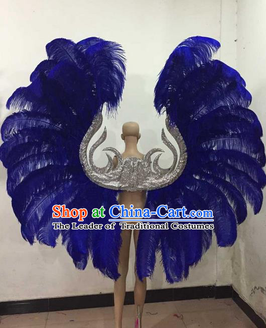 Top Compere Performance Catwalks Costume Children Chorus Red Dress with Wings Modern Dance Princess Short Red Bubble Dress for Girls Kids