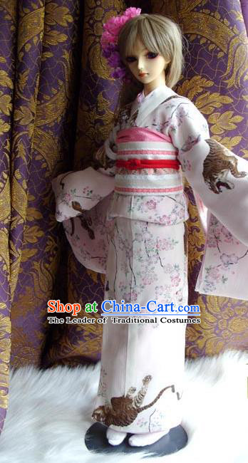 Top Grade Traditional China Ancient Palace Lady Kimono Costumes Complete Set, China Ancient Cosplay Dress Clothing for Adults and Kids