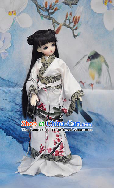 Top Grade Traditional China Ancient Princess Dance Costumes Complete Set, China Ancient Cosplay Han Dynasty Princess Dress Hanfu Clothing for Adults and Kids