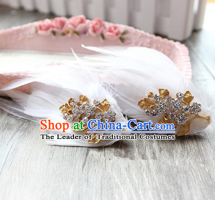 Chinese Ancient Style Hair Jewelry Accessories Hairpins Headwear Headdress Hair Fascinators for Women