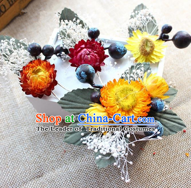 Chinese Ancient Style Hair Jewelry Accessories Hairpins Headwear Headdress Hair Fascinators for Women