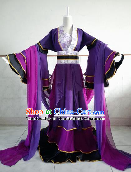 Traditional Chinese Cosplay Imperial Consort Costume, Chinese Ancient Hanfu Han Dynasty Queen Clothing for Women