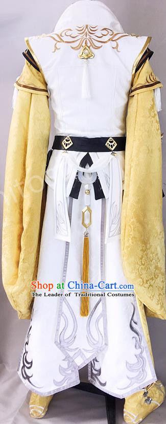 Chinese Ancient Cosplay Costumes Chinese Traditional Embroidered Clothes Ancient Chinese Cosplay Swordsman Knight Costume