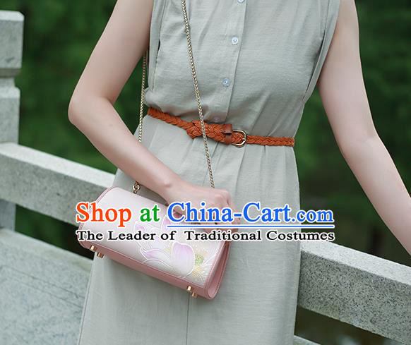 Traditional Handmade Chinese Style Element Embroidered Bags National Handbag Wallet Purse