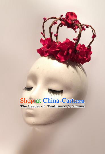 Top Performance Catwalks Headwear Halloween Cosplay Hair Accessories Mask
