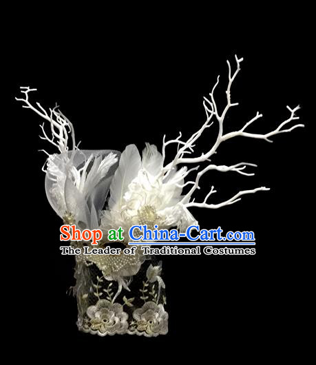 Top Performance Catwalks Headwear Halloween Cosplay Hair Accessories Mask