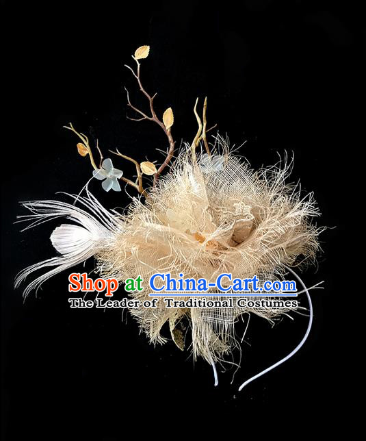 Top Performance Catwalks Headwear Halloween Cosplay Hair Accessories Mask