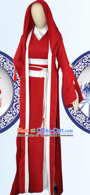 Chinese Ancient Cosplay Han Dynasty Murderess Costumes, Chinese Traditional Dress Clothing Chinese Cosplay Swordsman Costume for Women