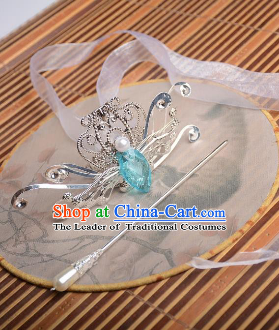 Traditional Handmade Chinese Ancient Classical Hair Accessories Tuinga, China Royal Highness Hairpins for Men
