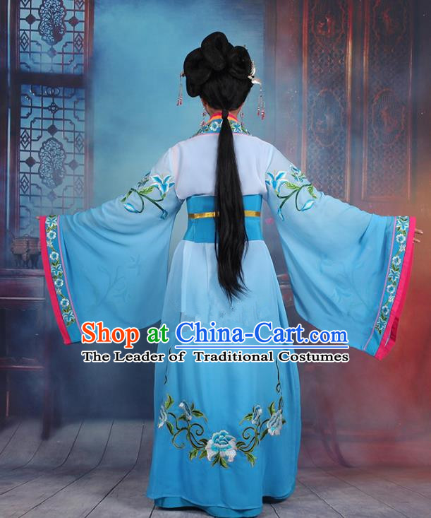 Traditional China Beijing Opera Niche Costume Gifted Scholar Embroidered Robe and Hat Ancient Chinese Peking Opera Embroidery Clothing