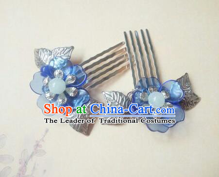 Traditional Handmade Chinese Ancient Classical Hair Accessories Hairpin Headwear Palace Lady Hair Comb for Women