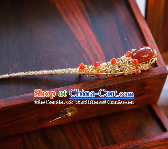 Chinese Hair Jewelry Accessories Hairpins Headwear Headdress Hair Crown for Women